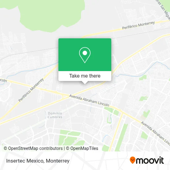 Insertec Mexico map