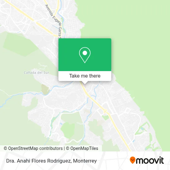 Dra. Anahi Flores Rodriguez map