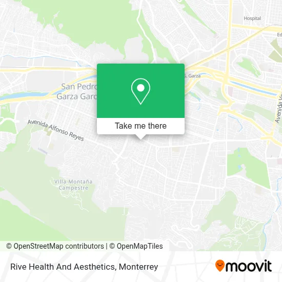 Rive Health And Aesthetics map