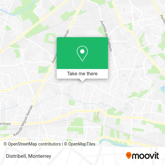 Distribell map