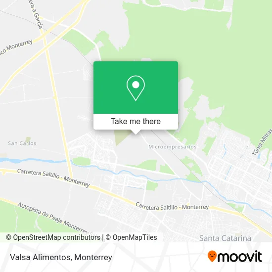 Valsa Alimentos map
