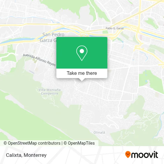 Calixta map