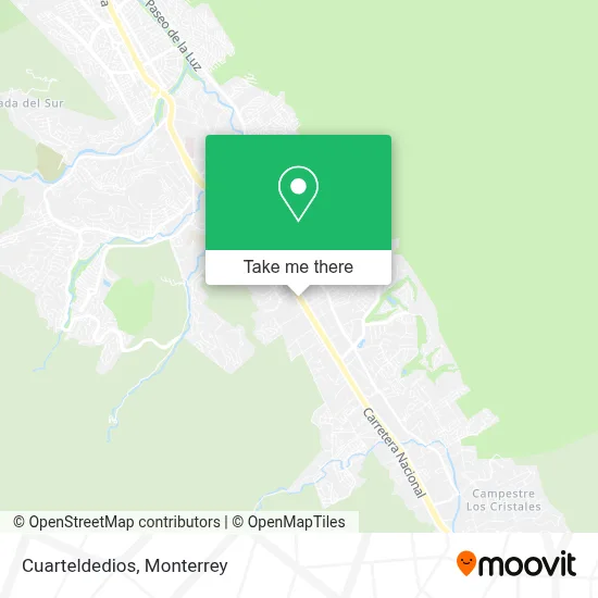Cuarteldedios map