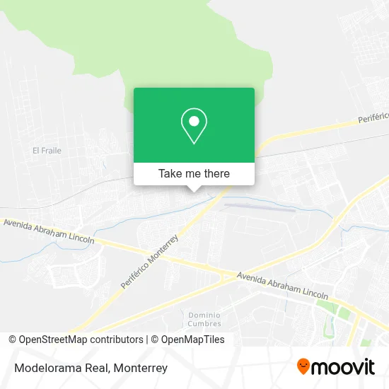 Modelorama Real map