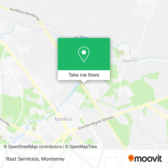 Rast Servicios map