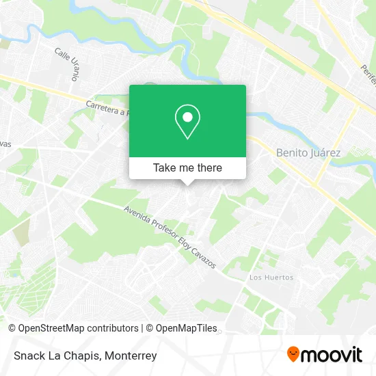 Snack La Chapis map
