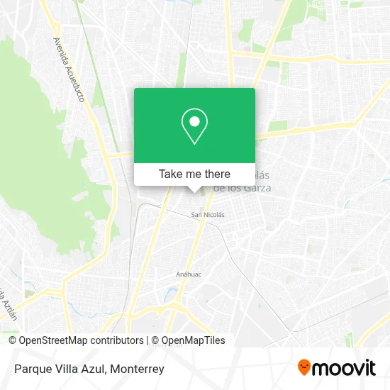 Parque Villa Azul map