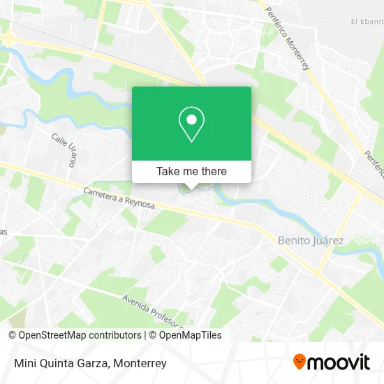 Mini Quinta Garza map