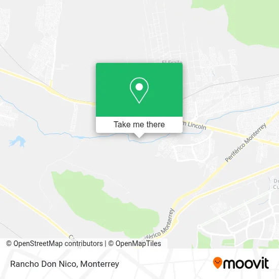 Rancho Don Nico map