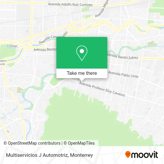 Multiservicios J Automotriz map