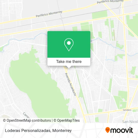 Loderas Personalizadas map