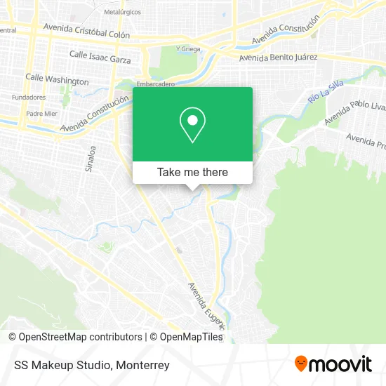 SS Makeup Studio map
