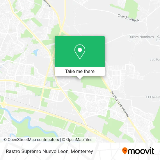 Rastro  Supremo  Nuevo Leon map