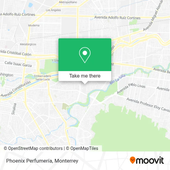 Phoenix Perfumería map