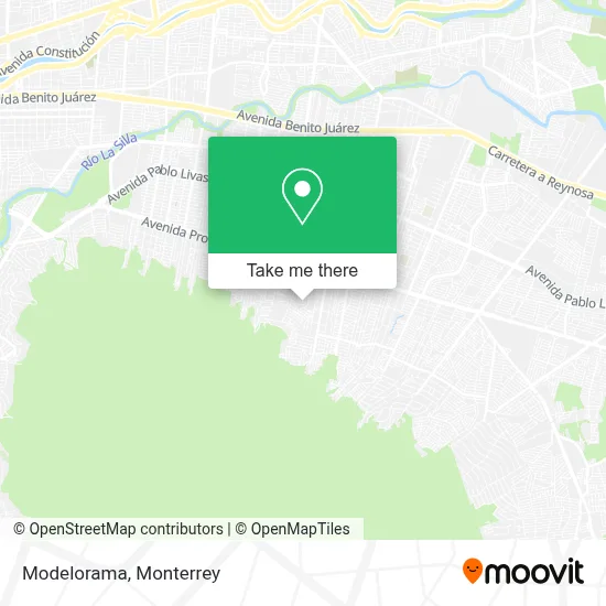 Modelorama map