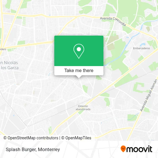 Splash Burger map
