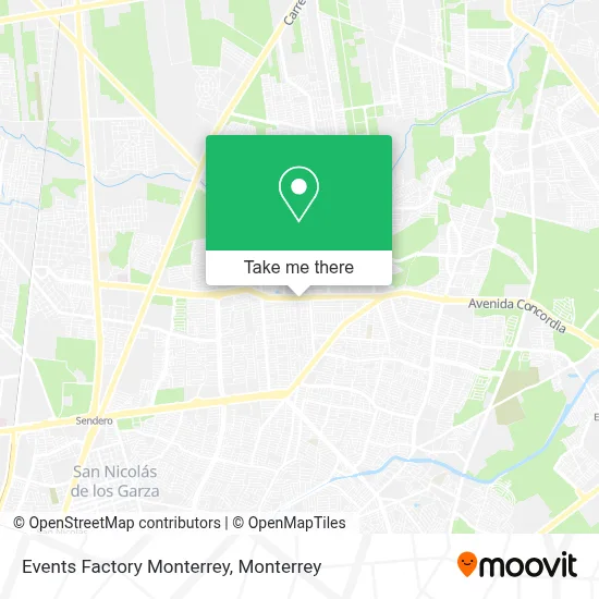 Events Factory Monterrey map