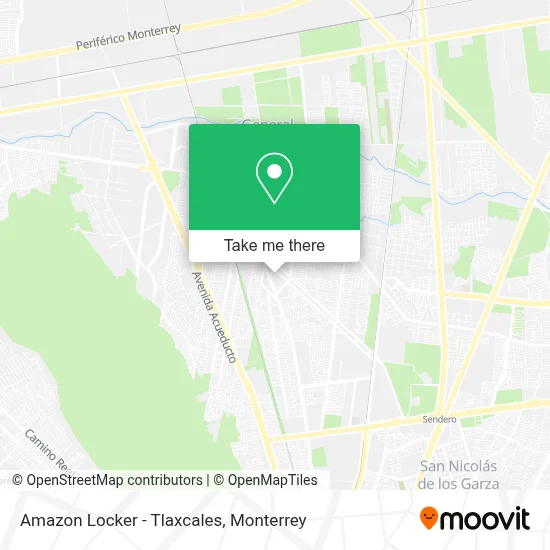 Amazon Locker - Tlaxcales map