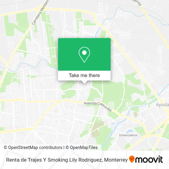 Renta de Trajes Y Smoking Lily Rodriguez map