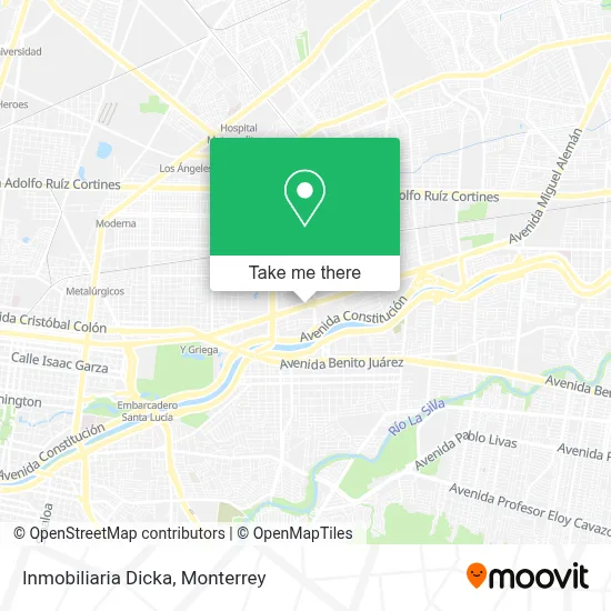 Inmobiliaria Dicka map