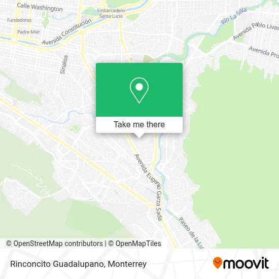 Rinconcito Guadalupano map