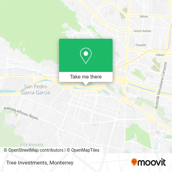 Tree Investments map