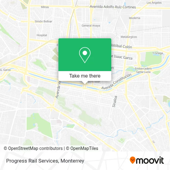 Progress Rail Services map