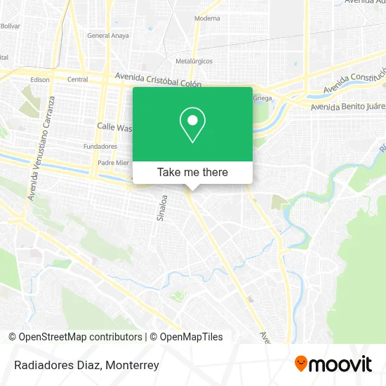 Radiadores Diaz map