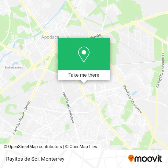 Rayitos de Sol map