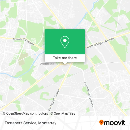 Fasteners Service map
