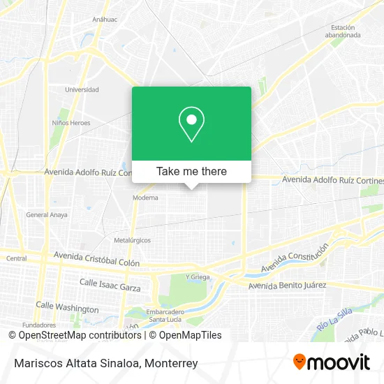 Mariscos Altata Sinaloa map
