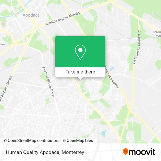 Human Quality Apodaca map