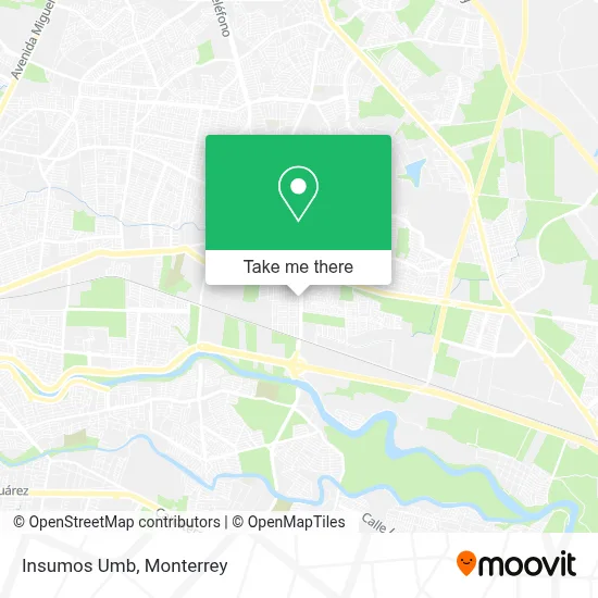 Insumos Umb map