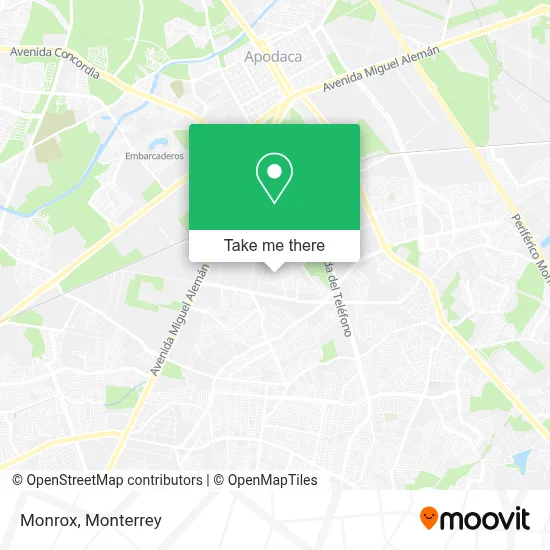 Monrox map