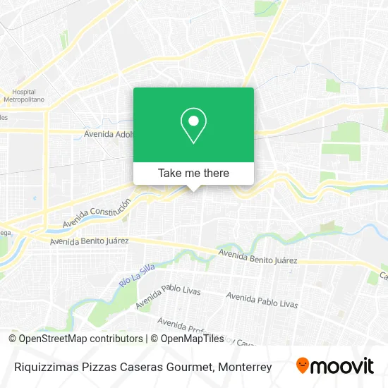 Riquizzimas Pizzas Caseras Gourmet map
