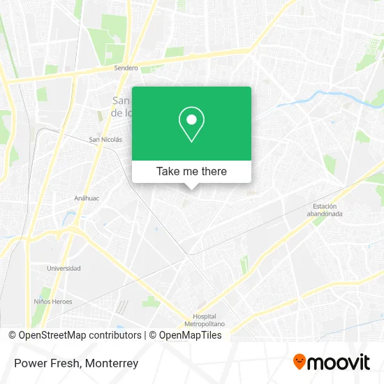 Power Fresh map