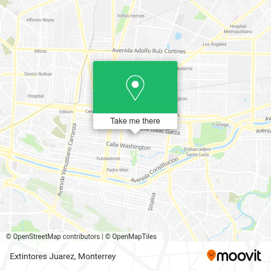 Extintores Juarez map