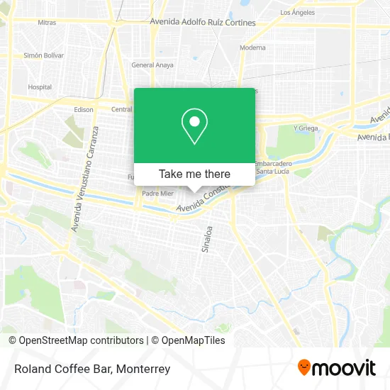 Roland Coffee Bar map