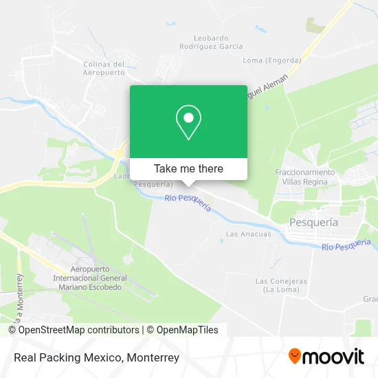 Real Packing Mexico map