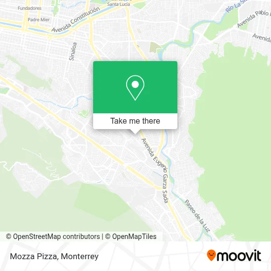 Mozza Pizza map
