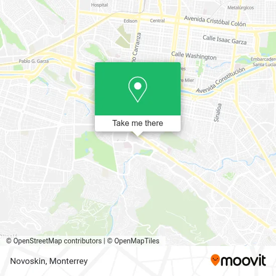 Novoskin map