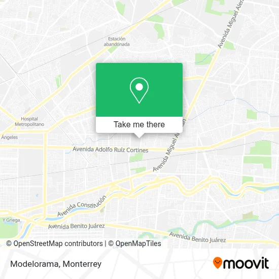 Modelorama map