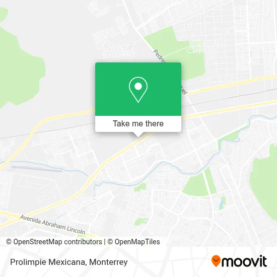 Prolimpie Mexicana map