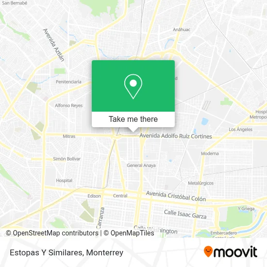 Estopas Y Similares map