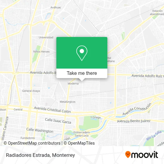 Radiadores Estrada map