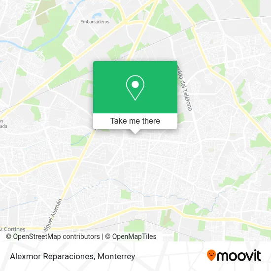 Alexmor Reparaciones map