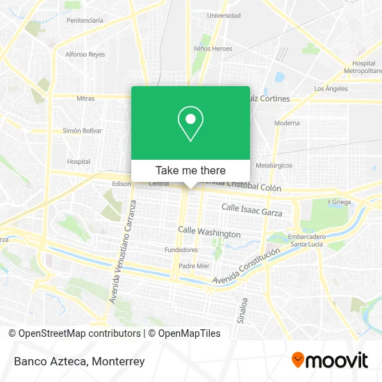 Banco Azteca map