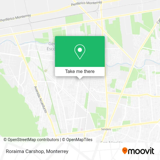 Roraima Carshop map