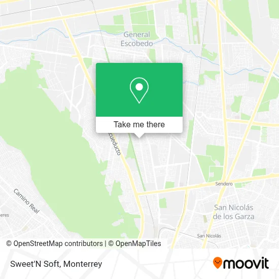 Sweet'N Soft map