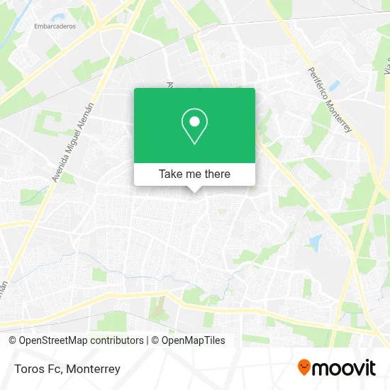 Toros Fc map